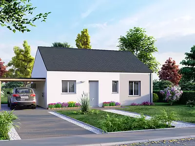 Maison neuve, 63,44 m²