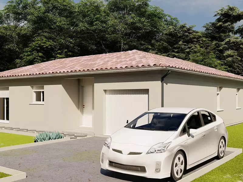 Maison neuve, 94 m² - Cours-de-Pile (24520)