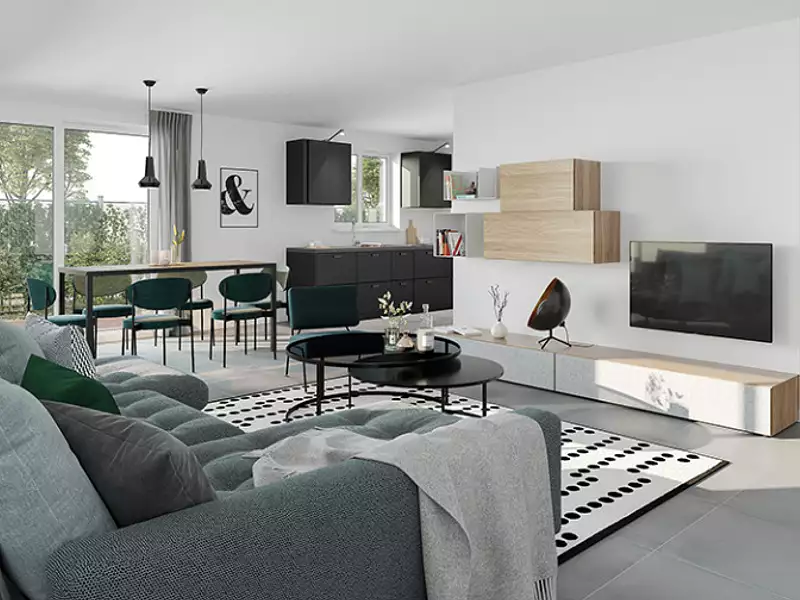 Maison neuve, 106 m² - Les Ecrennes (77820)