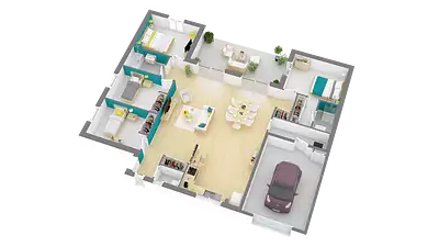 Maison neuve, 97 m²