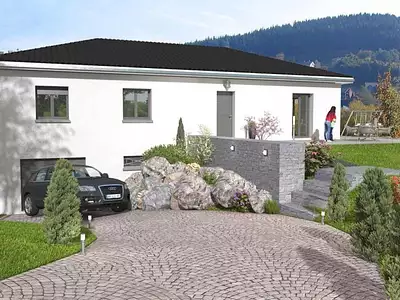 Maison neuve, 87 m² - Brézins (38590)