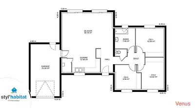 Maison neuve, 92 m²