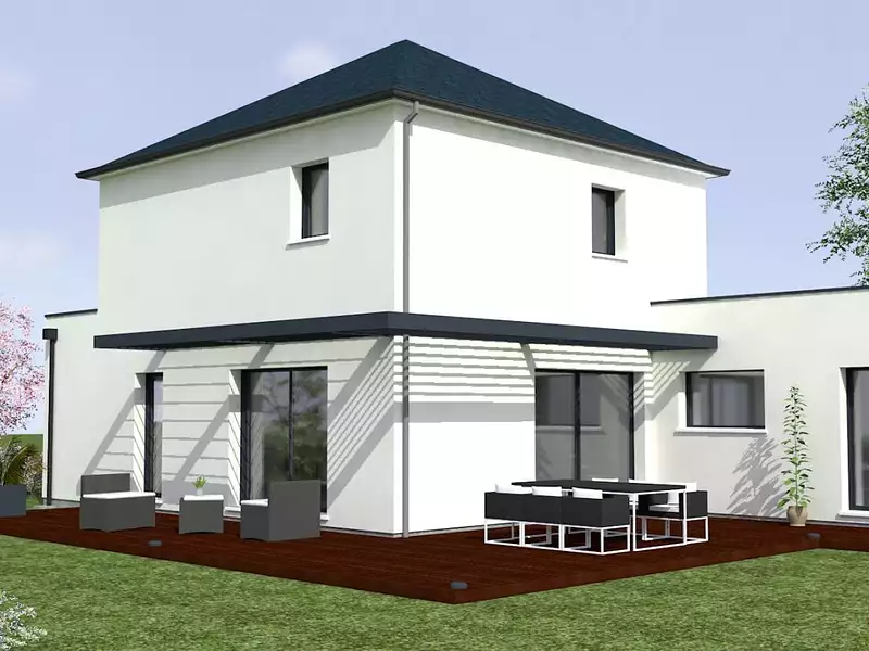 Maison neuve, 132,39 m² - Vernoil-le-Fourrier (49390)