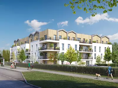 Programme neuf Le Jardin des Lys à Lisses (91090) – Groupe Essia-Terralia