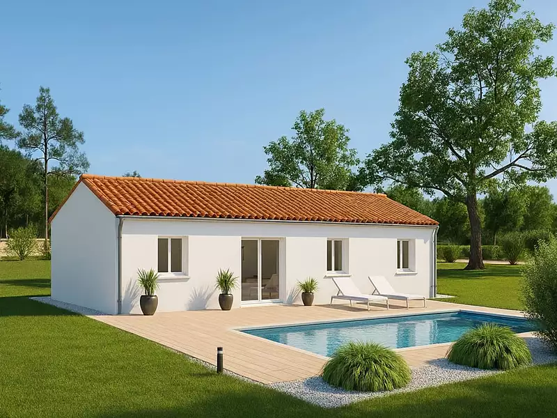 Maison neuve, 70 m² - Bergerac (24100)