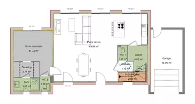 Maison neuve, 130 m²