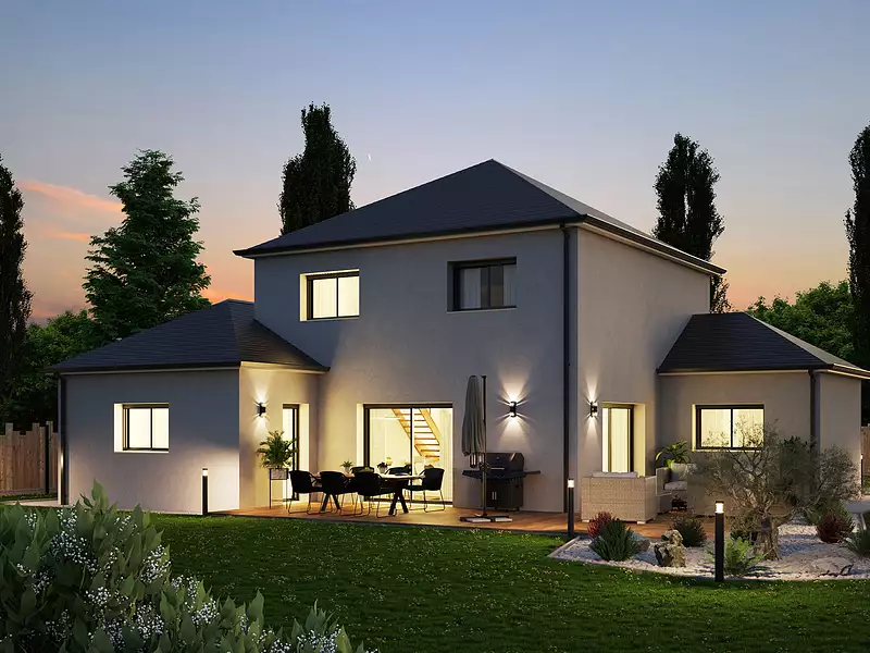 Maison neuve, 138 m² - Huismes (37420)