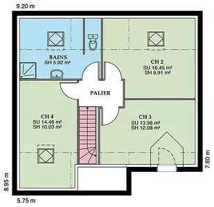 Maison neuve, 94 m²