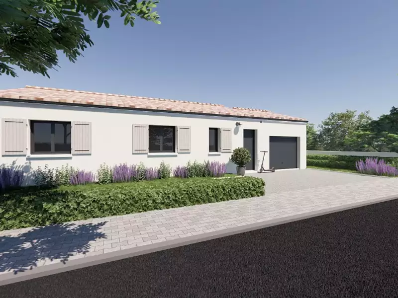 Maison neuve, 80 m² - Saint-Augustin (17570)