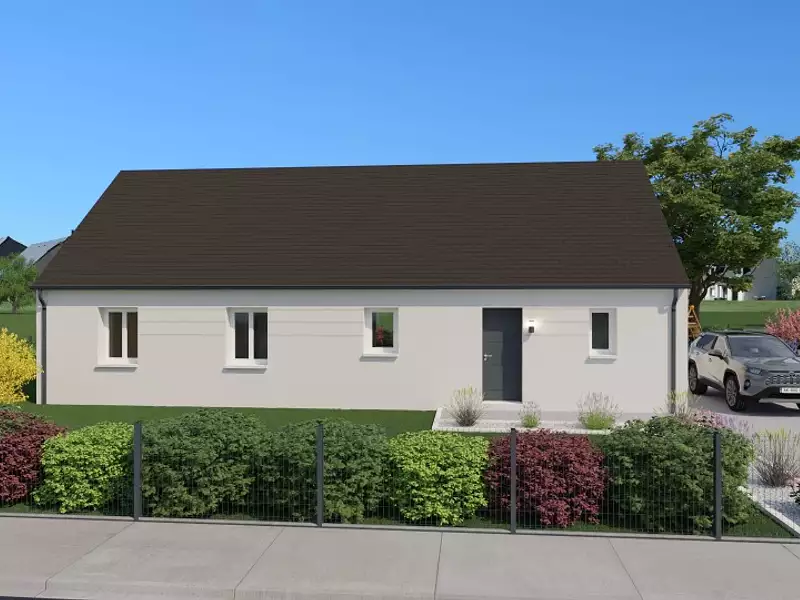 Maison neuve, 104 m² - Villiers-au-Bouin (37330)