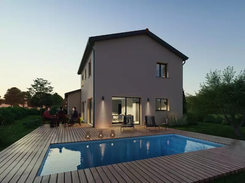 Maison neuve, 100 m² - Saint-André-de-Bâgé (01380)
