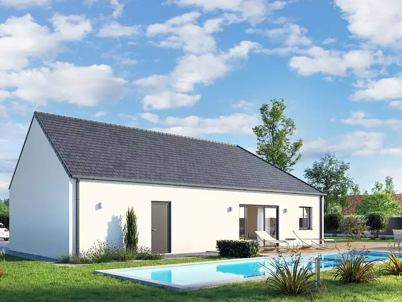 Maison neuve, 72 m² - Loir en Vallée (72340)