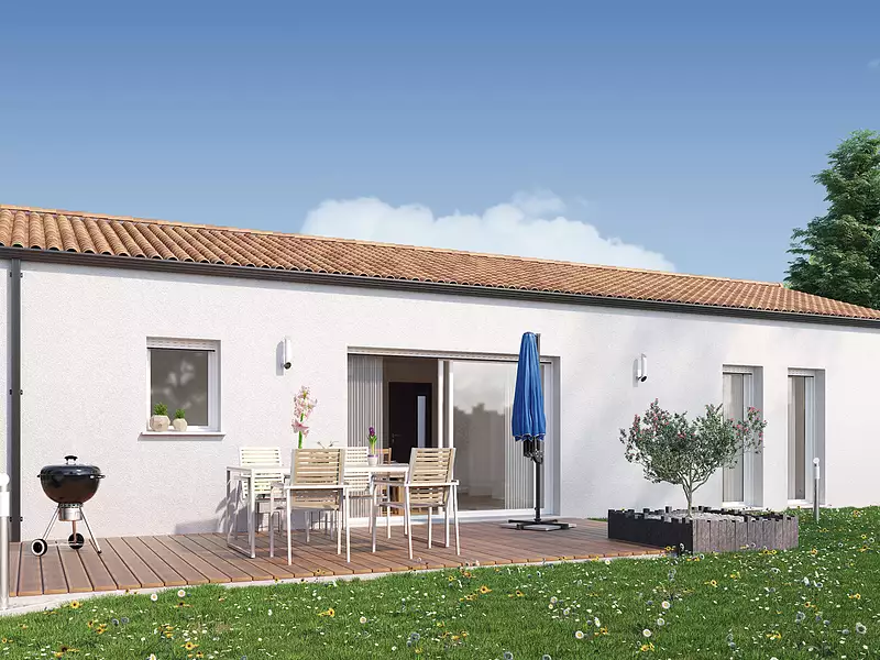 Maison neuve, 92 m² - Saint-Vincent-sur-Graon (85540)