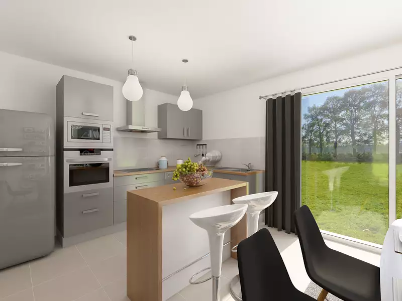 Maison neuve, 80 m² - Grand'Landes (85670)