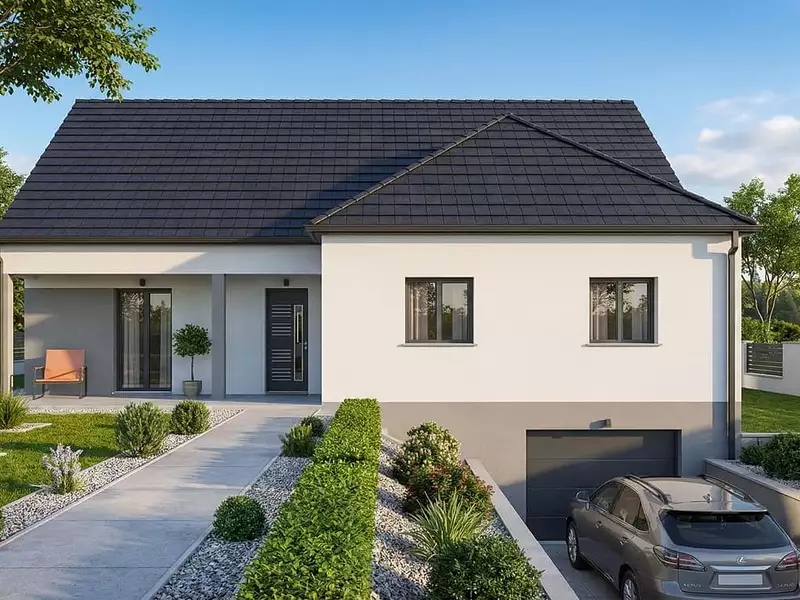 Maison neuve, 107 m² - Bonnay (25870)