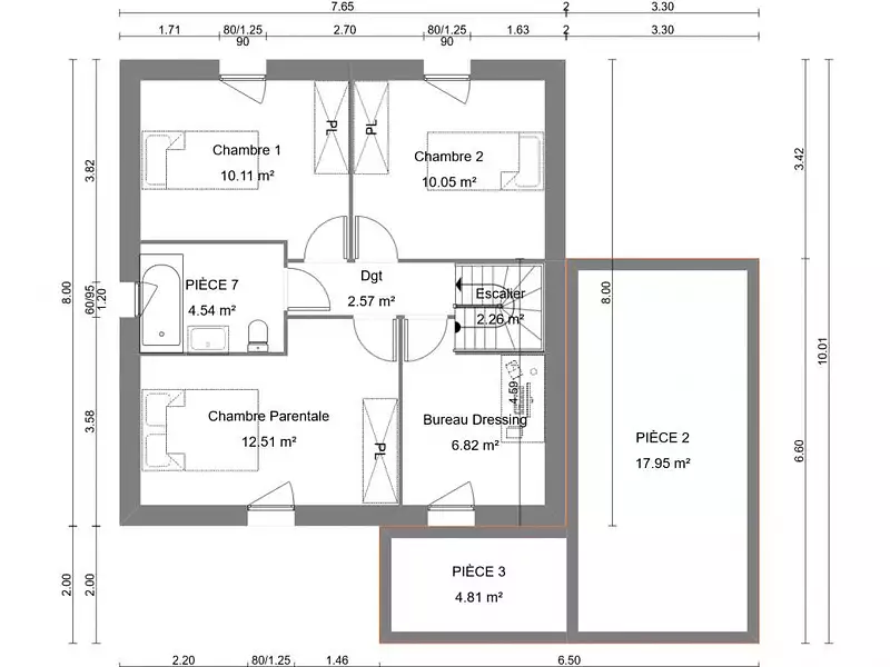Maison neuve, 91 m² - Anneyron (26140)
