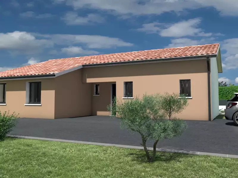 Maison neuve, 107 m² - Saint-Thibéry (34630)