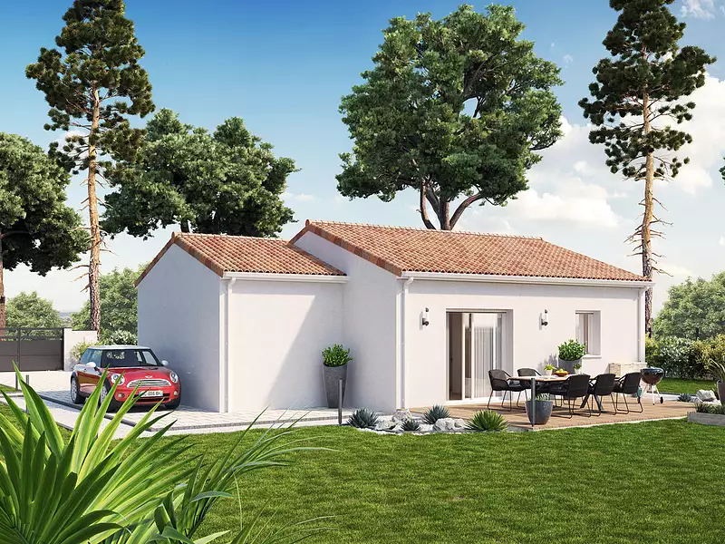 Maison neuve, 64 m² - Maransin (33230)
