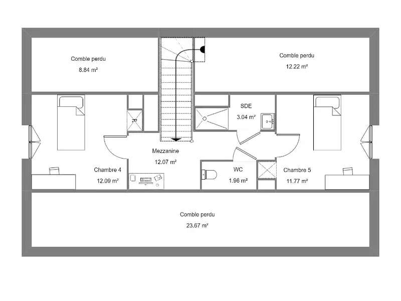 Maison neuve, 90 m² - Argelès-Gazost (65400)