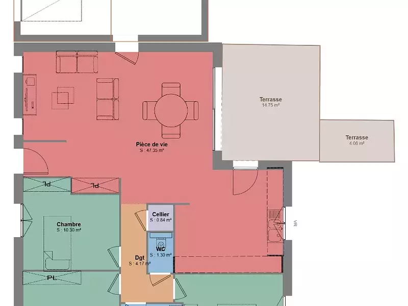 Maison neuve, 90 m² - Chambonas (07140)