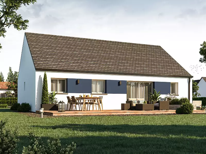 Maison neuve, 90 m² - Le Faouët (56320)