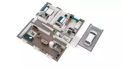 Maison neuve, 100 m²