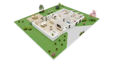 Maison neuve, 95,3 m²