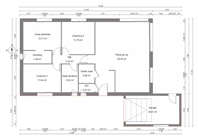Maison neuve, 95 m²