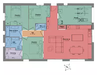 Maison neuve, 96 m²