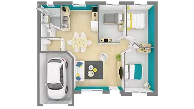 Maison neuve, 75 m²