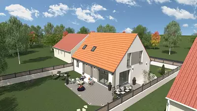 Maison neuve, 90 m²