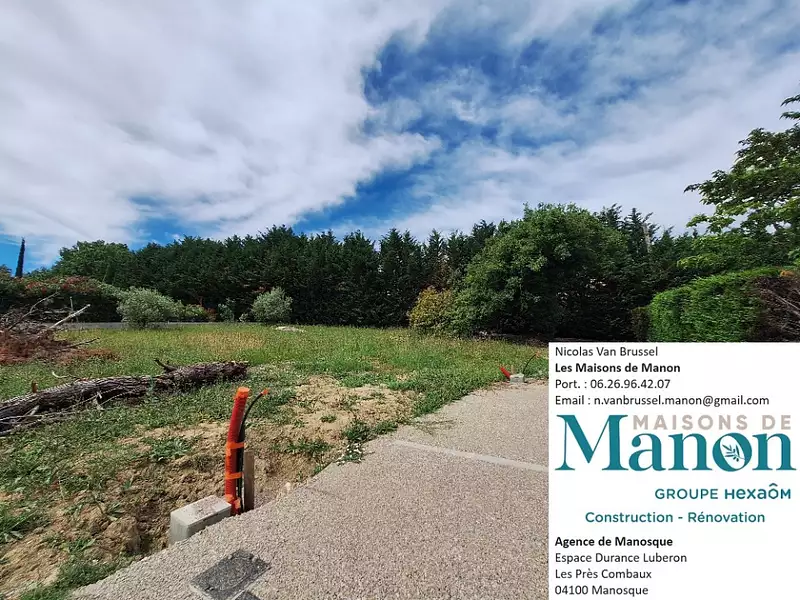 Terrain à bâtir, 789 m² - Pierrevert (04860)