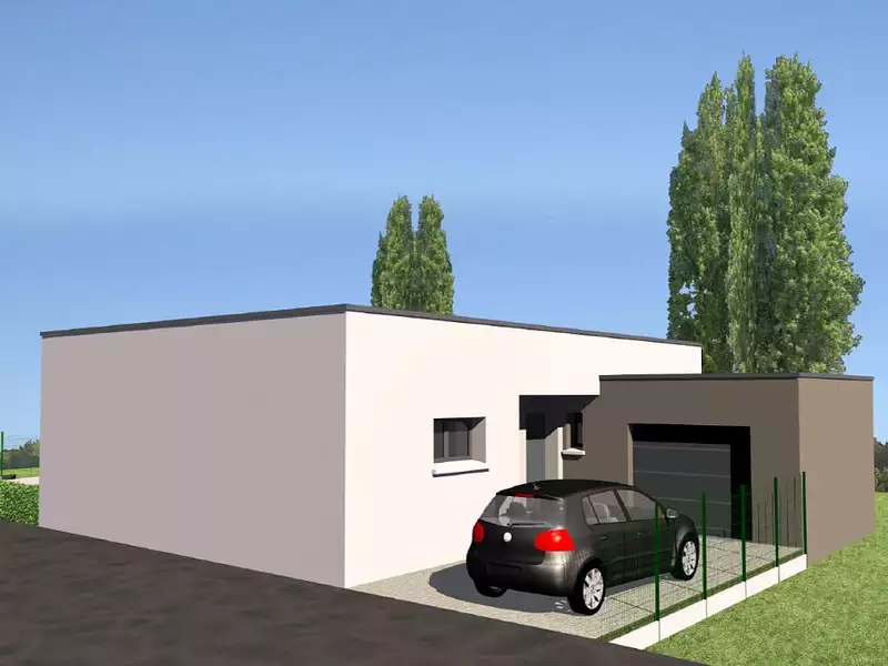Maison neuve, 92 m² - La Bazoge (72650)