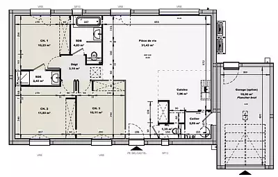 Maison neuve, 85 m²