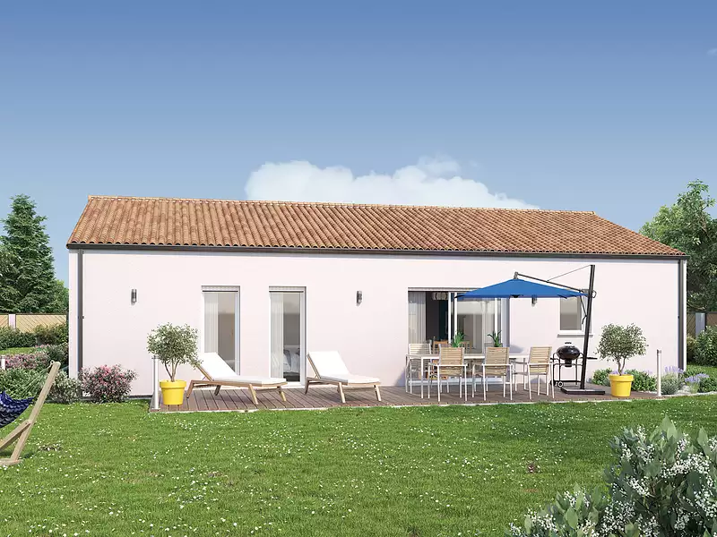 Maison neuve, 89 m² - Saint-Vincent-sur-Graon (85540)