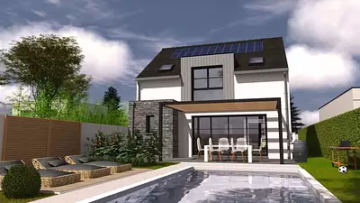 Maison neuve, 102 m²