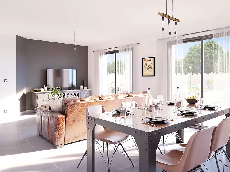 Maison neuve, 97 m² - Le Champ-Saint-Père (85540)