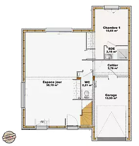 Maison neuve, 97 m²