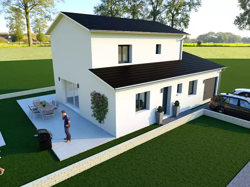 Maison neuve, 118 m² - Fareins (01480)