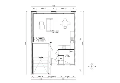 Maison neuve, 100 m²