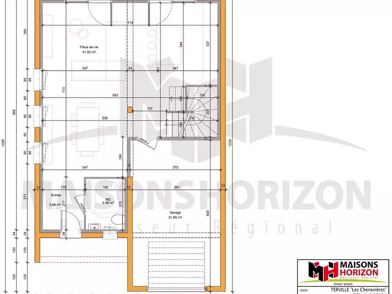 Maison neuve, 102 m² - Distroff (57925)