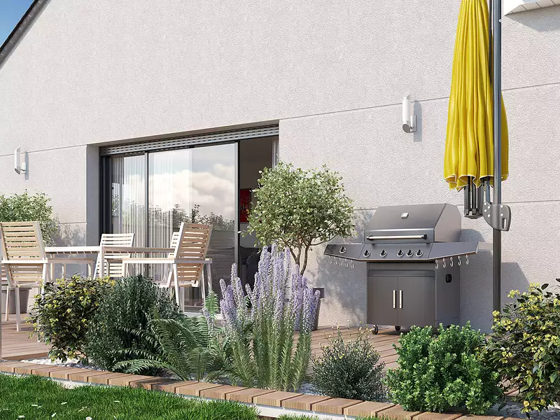 Maison neuve, 120 m² - Mer (41500)