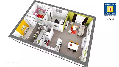 Maison neuve, 78 m²