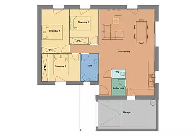 Maison neuve, 79 m²