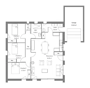 Maison neuve, 90 m²