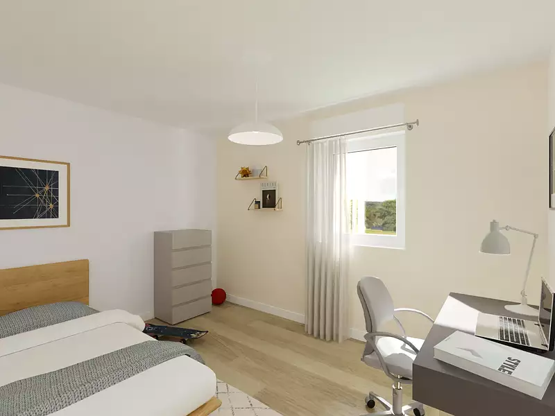 Maison neuve, 84,29 m² - Monchecourt (59234)