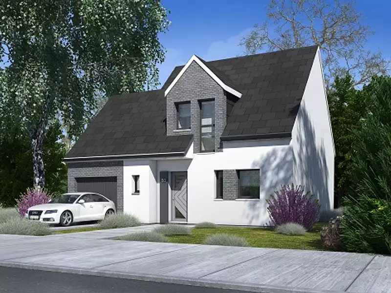 Maison neuve, 88,88 m² - Senneville-sur-Fécamp (76400)