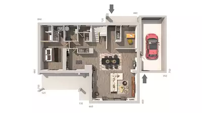 Maison neuve, 120 m²