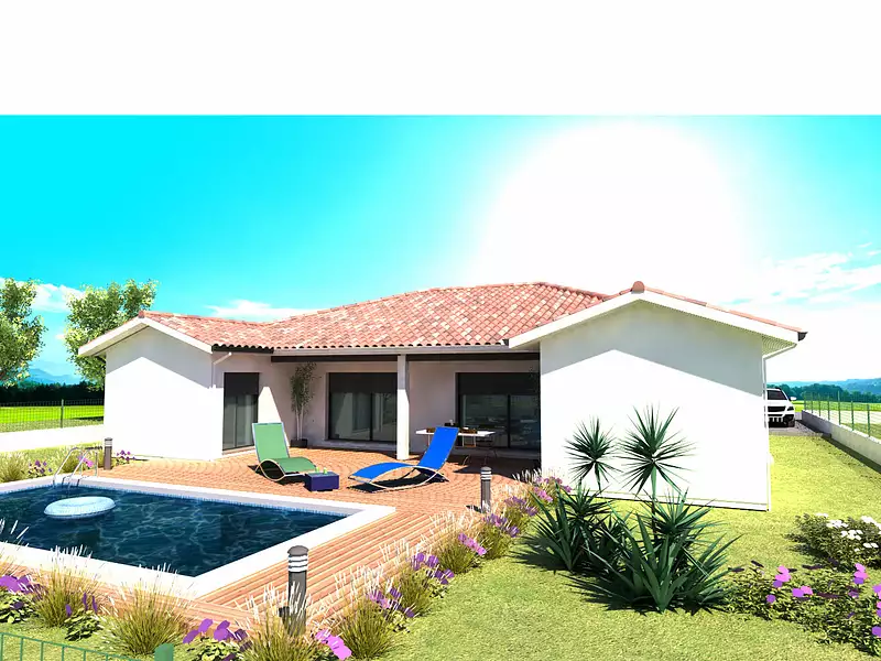 Maison neuve, 137 m² - Latrille (40800)