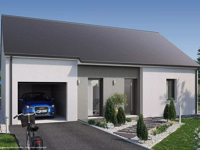 Maison neuve, 63 m² - Meung-sur-Loire (45130)